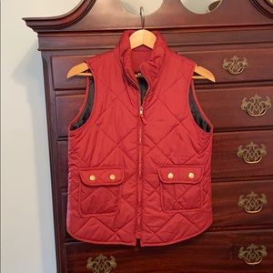 Red Puffer Vest